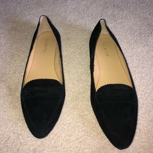 Black Suede Penny loafers